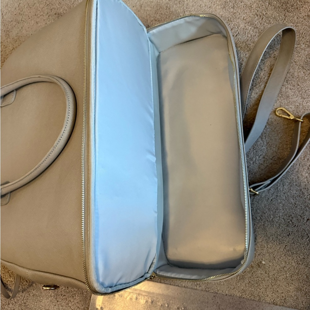 Stackers  weekender tote bag  in taupe - Picture 7 of 9